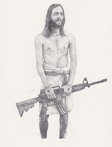 Jesus, 2007
Graphite on paper
10.5 x 8.5 inches