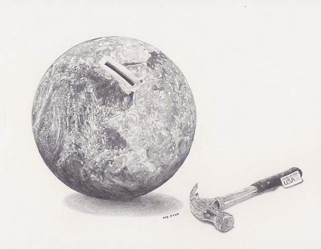 Made in the USA, 2009
Graphite on paper
8.25 x 10.75 inches