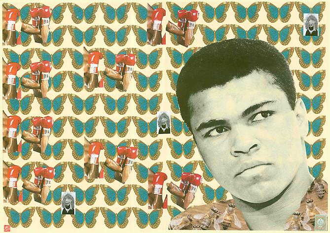 Muhammed Ali (The Fairy Tale Continues Series) 2010
Mixed media
Edition of 8, 2 APs
16.5 x 23 in / 42 x 58.5 cm