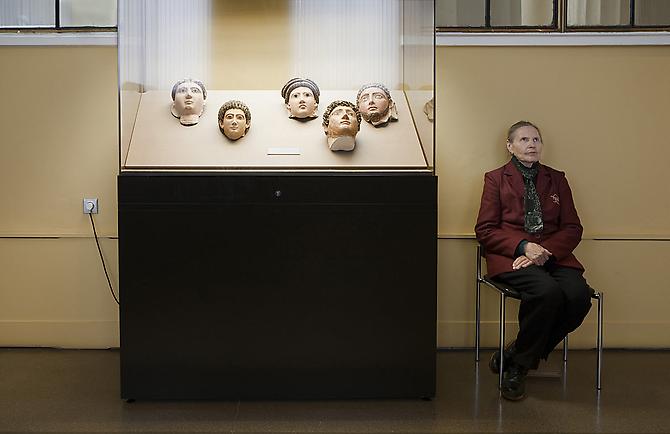 Andy Freeberg,  2nd Century Mummy Masks, Pushkin State Museum of Fine Arts , 2009
Archival pigment print