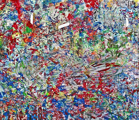 NEWCOLOR | MULTIMEDIA ON CANVAS | 170 X 150 CM | 2010