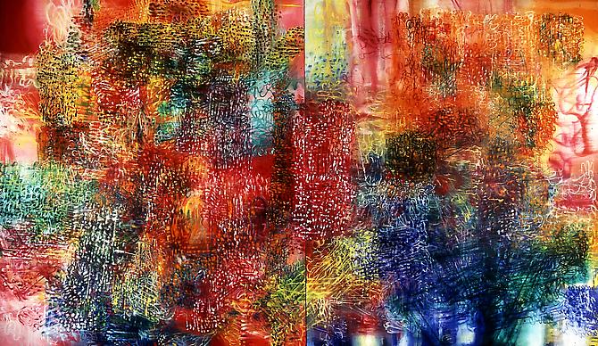 Nachume Miller
Untitled
c. 1997
Oil on Canvas
8.5' x 12'