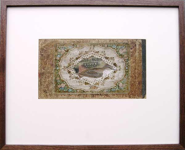 Varujan Boghosian, 2007
 Nest Egg , collage
17.25" x 13"