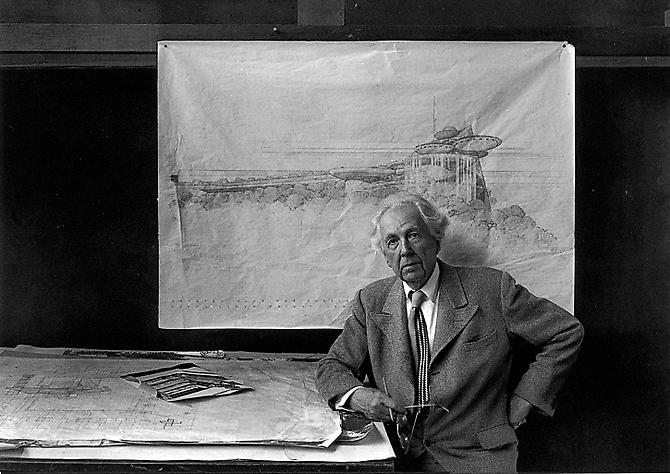 Frank Lloyd Wright
1977
gelatin silver print