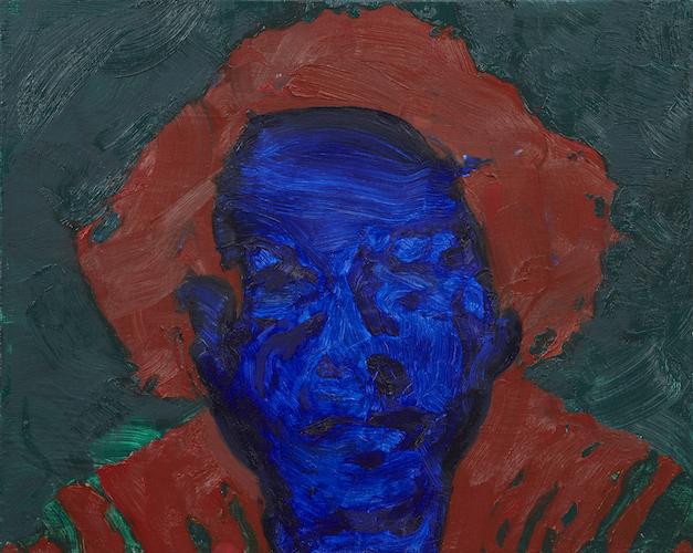 N.P. (London on June 2, 2011), 2011, oil on canvas, 20 x 25 inches.