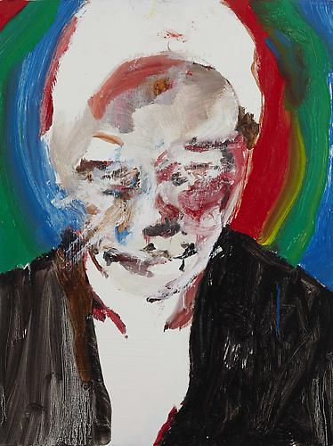 Rainbow Man 2012, 2011, oil on panel, 24 x 18 inches.