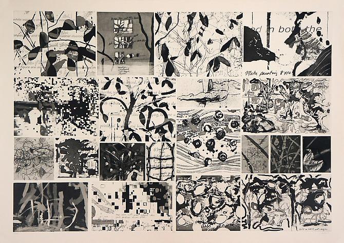 Peik Larsen
 Notes , 2011
Intaglio
27 x 38 ½ inches
Ed. 10
