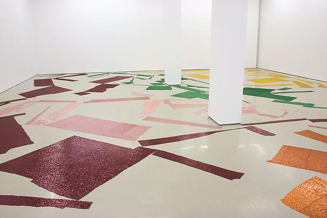 Polly Apfelbaum
Off Colour, 2010
synthetic sequined fabric
dimensions variable

Installation View: D'Amelio Terras, New York. "Off Colour," September 10 - October 23, 2010.