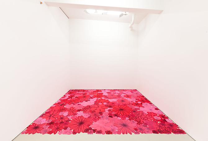 Polly Apfelbaum
Pink Crush, 2007
dye on synthetic velvet
115 x 180 inches
292.1 x 457.2 cm