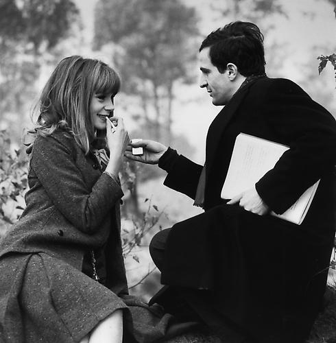 Francois Truffaut and Francoise Dorleac (La Peau Douce)
1963
gelatin silver print