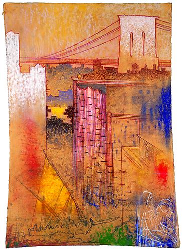 Angels of Brooklyn, 2011 
Pastel on handmade paper
39 1/2 x 27 5/8 in., Signed by the artist
 Price upon request 