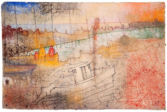  Fukushima, Irradiated, 2011 
Pastel on handmade paper
20x 30 ¾ in., Signed by the artist
 Price upon request 