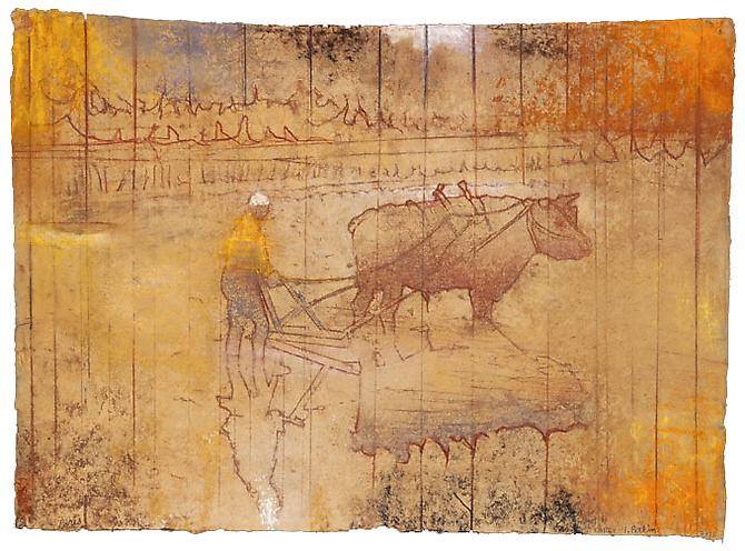  Study for Water Buffalo, 2012 
Pastel on handmade paper
20 x 27 1/4 in., Signed by the artist
 Price upon request 