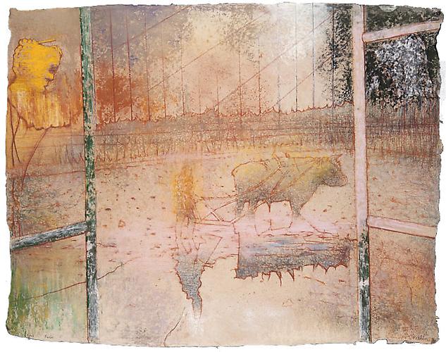  Water Buffalo, 2012 
28 1/4 x 35 1/2 in.
Pastel on handmade paper, Signed by the artist
 Price upon request 