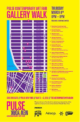 PULSE Contemporary Art Fair Gallery Walk 2012