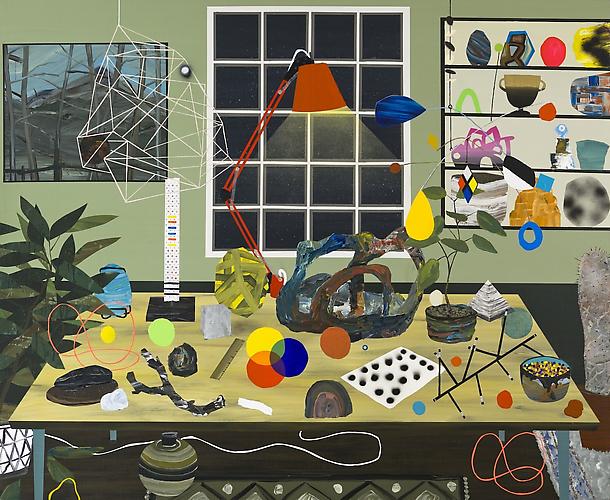 Paul Wackers, The Learning Center (2011)
Acrylic On Panel
48h x 60w in (121.92h x 152.4w cm)