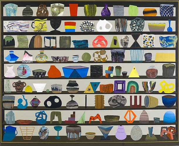 Paul Wackers, Variations (2011)
Acrylic On Panel
48h x 60w in (121.92h x 152.4w cm)