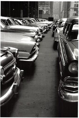 Parking Lot, Manhattan 
1956
gelatin silver print