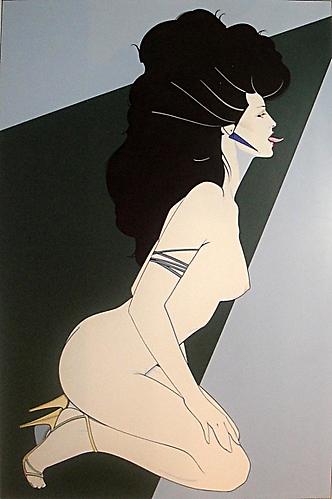 Patrick Nagel
Untitled, c. 1980
Acrylic on board; Signed and annotated on recto
Illustration for Playboy; stamps on verso; 22 x 15 inches