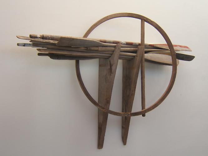Paul Bowen, 2008
 Cradle , wood
72" x 96" x 24"