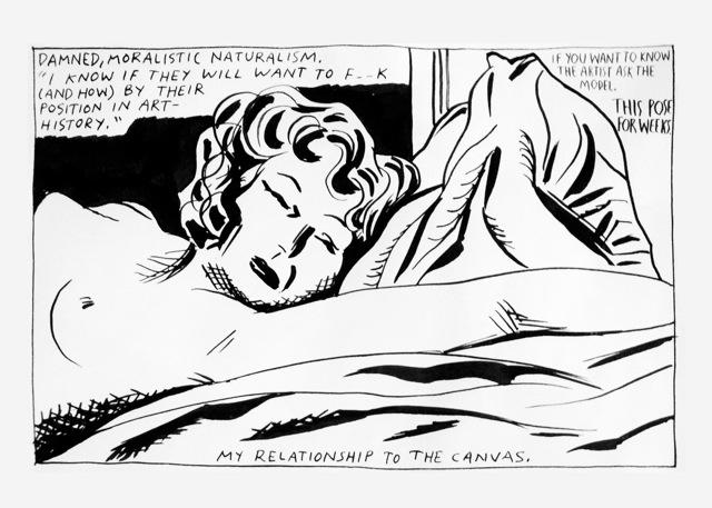 Raymond Pettibon
Damned, Moralistic Naturalism, 1987
Ink on paper
Image: 9 x 14 inches; Framed: 17 x 22 inches