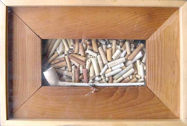 Varujan Boghosian, 1983
 Pipe Dreams , construction
8" x 12" x 3.25"