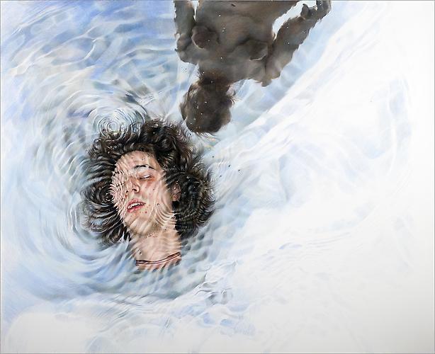Popped, 2009
Colored pencil on paper
45 x 52 inches