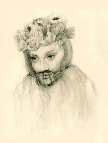  Quiet , 2011
Pencil on paper
14 x 11 inches