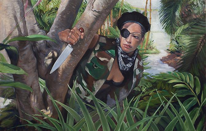 Raina, 2012
Oil on linen
33 x 21 inches