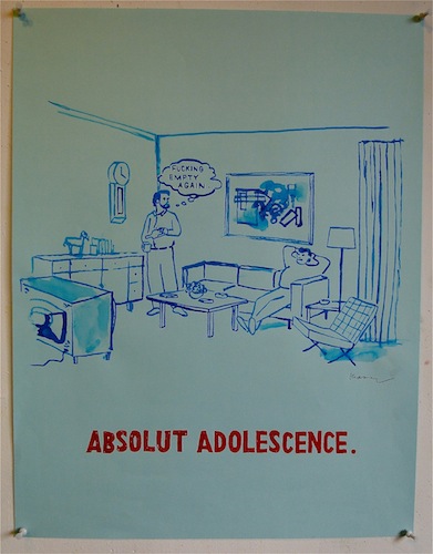  Rejected Absolut Ad , 2011
Ink and paper
24 ½ x 19 ½ inches