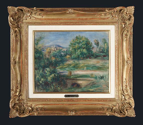 Pierre-Auguste Renoir, Le Pont à Biot, Oil on Canvas, 31.8 x 38.5 cm