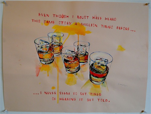  Repeat Performance , 2011
Ink, pencil and paper
19 ½ x 24 ½ inches