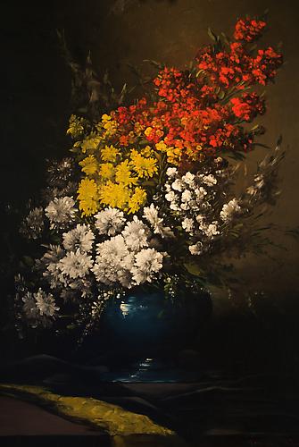 Flowers in a Blue Vase
Oil on canvas, 36 x 28 inches
Signed lower right: Germain Ribot
Price upon request