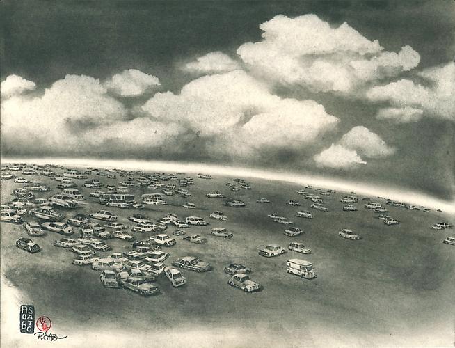 Rob Sato
Pasture, 2011
Graphite on Cougar cover
11 x 8.5 inches