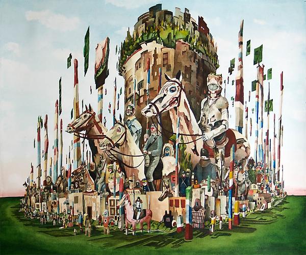Rob Sato
The Mad Guard, 2012
Watercolor on Arches
20 x 24 inches