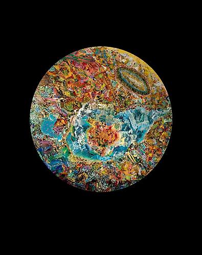 Russ Tamblyn
Untitled (World), 1977
Mixed media collage; Signed
Provenance: Dennis Hopper Collection; Image: 54 x 48 inches