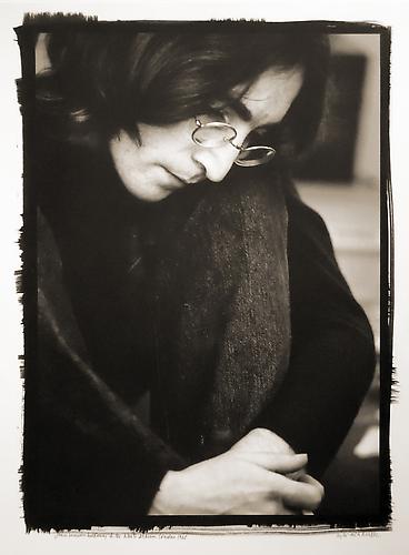 John Lennon Listening to the "White Album," London
1958
gelatin silver print