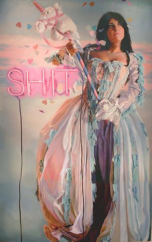  SHIT! , 2012
Oil on linen
47 x 74 inches