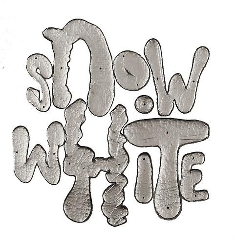 Snow White, 2012
Poured and mirrored glass
30" x 29"