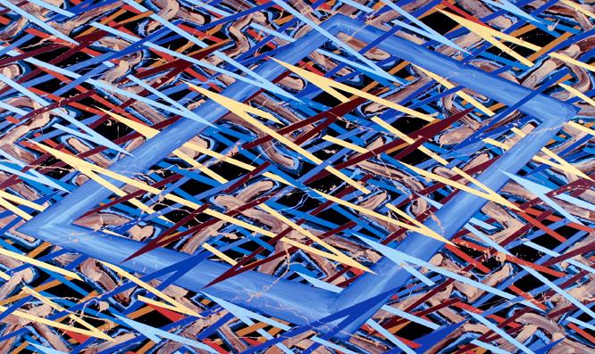 #2-985, 1985
Acrylic on canvas
57 x 96 inches