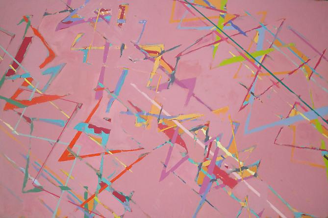 Untitled c. 1975
Acrylic on canvas
65 x 97 inches