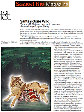 Ben White in Sacred Fire Magazine