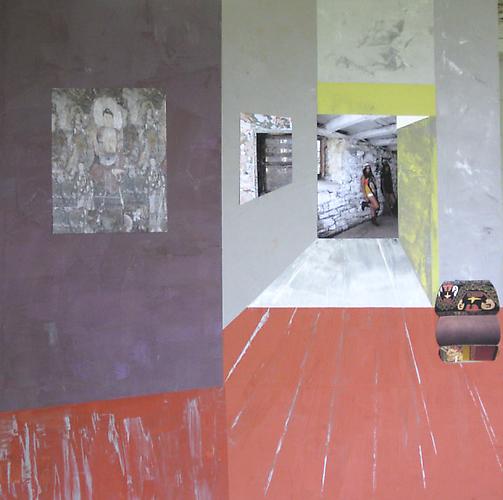 Scene in the Eye of an Ancient Passage
36" x 36"
mixed media on canvas
2011