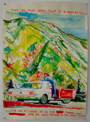  Scenic Route , 2011
Ink, bleach and paper
24 ½ x 19 ½ inches