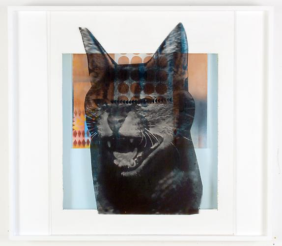  WOW,  2011
Airbrush on paper, silkscreen in custom frame 
24 x 27 x 2.5 inches