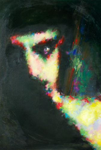 One Eye Sees Through its Own - And the Other Sees through Others (2010)  -  Enquire 
Oil on Canvas
70 x 100 cm