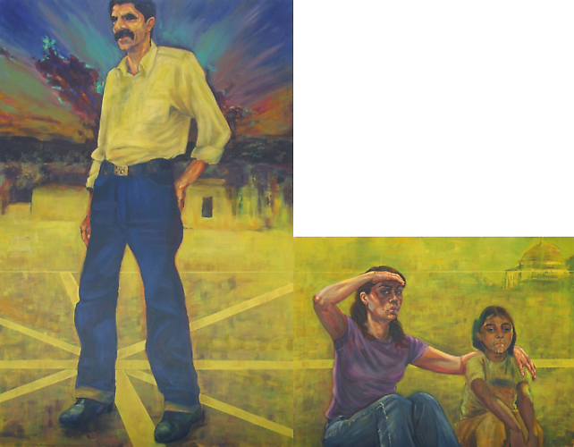 Superdad Return (2009)  -  Enquire 
Acrylic & Oil on Canvas
190 x 240 cm