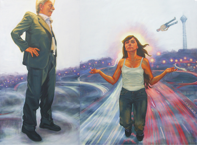 Your Majesty, I Love You! (2010)  -  Enquire 
Oil on Canvas
190 x 250 cm