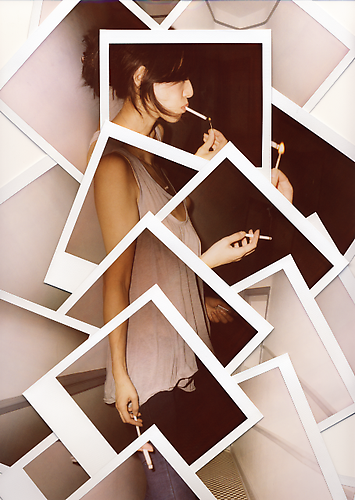 "Afternoon Break (Mie)"
Jeremy Kost, 2011
Unique Polaroid Collage
20.25 x 11.75 inches