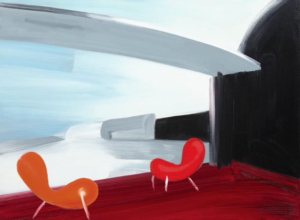 Untitled, 2011, oil on canvas, 30 x 40 inches.
